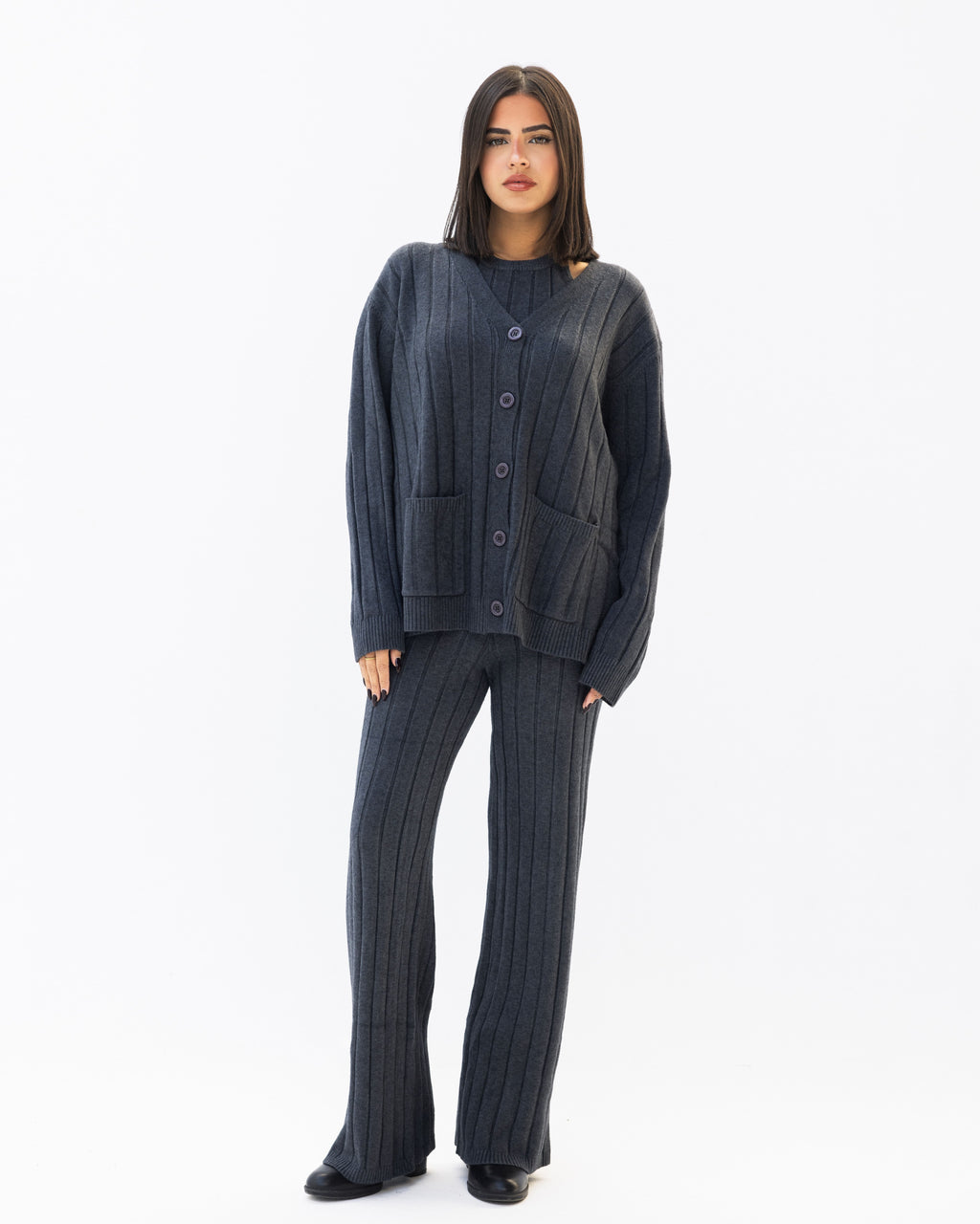 The Triple Knit - Dark Gray