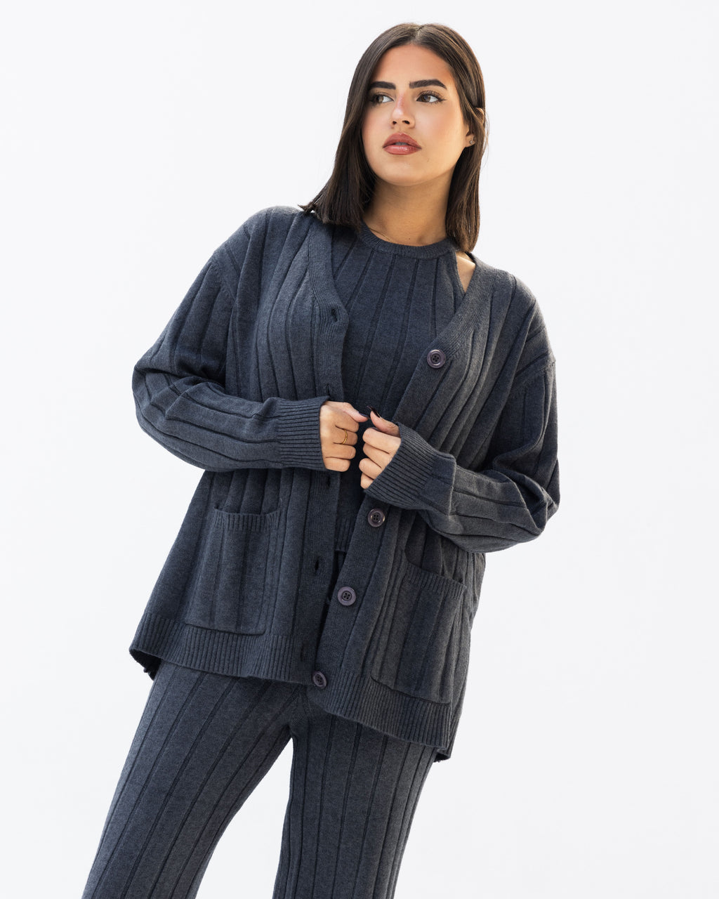 The Triple Knit - Dark Gray