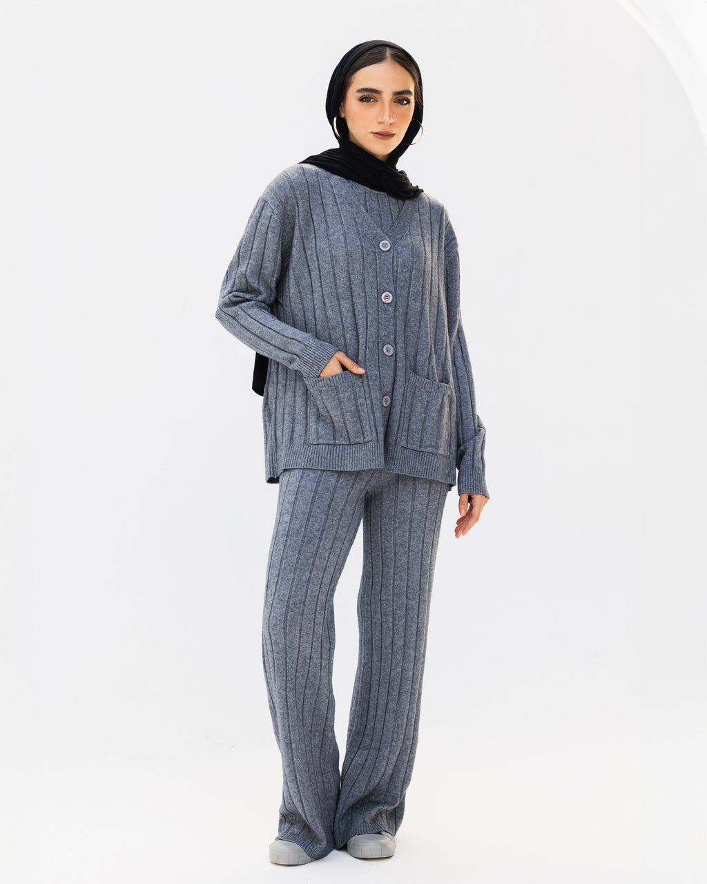 The Triple Knit - Light Gray