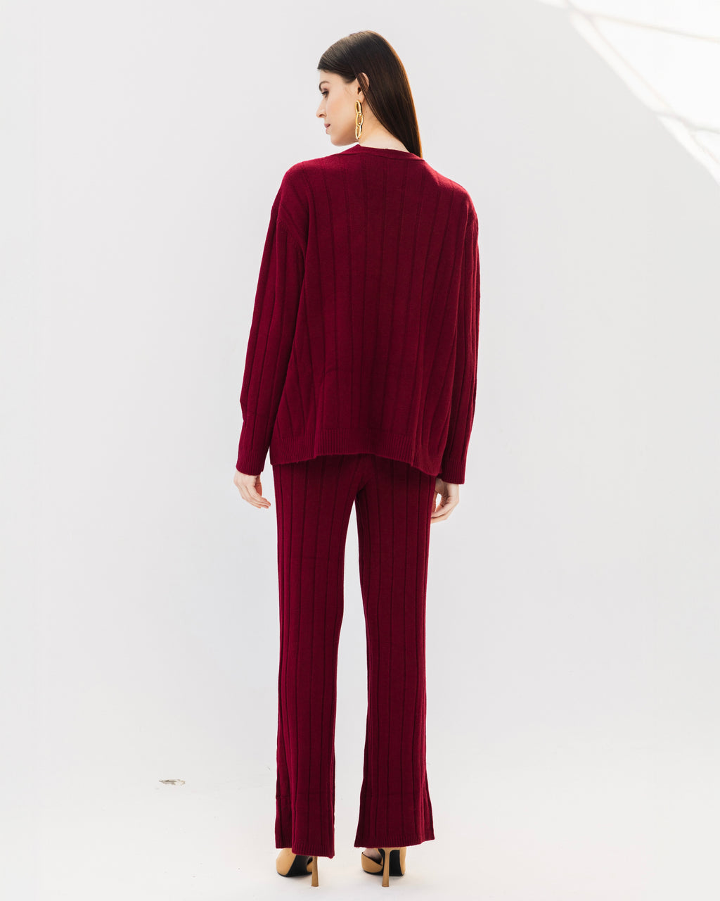 The Triple Knit - Burgundy