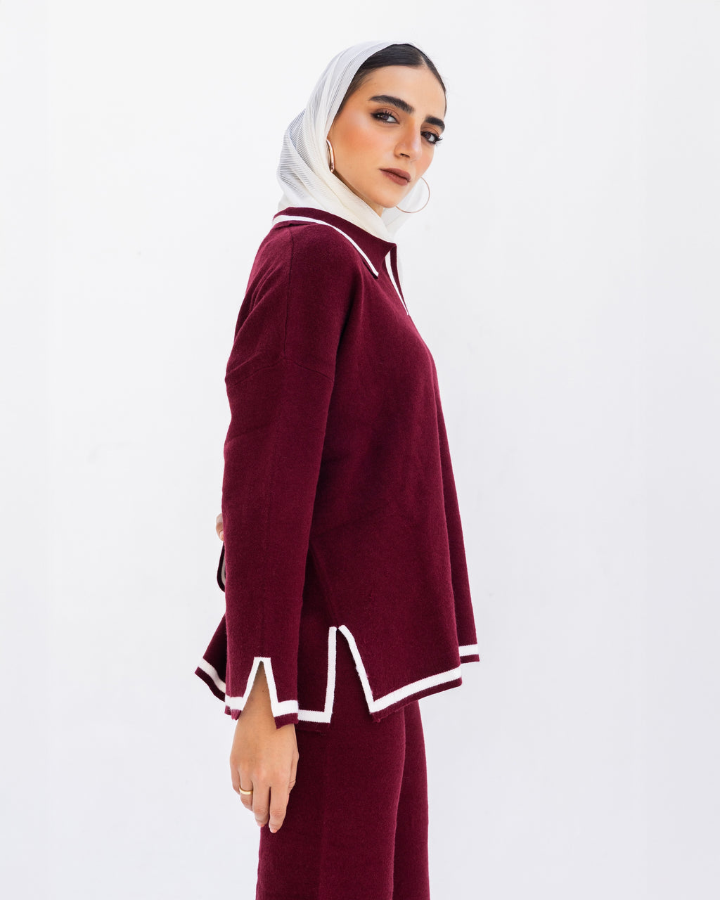 The Outline Set - Burgundy