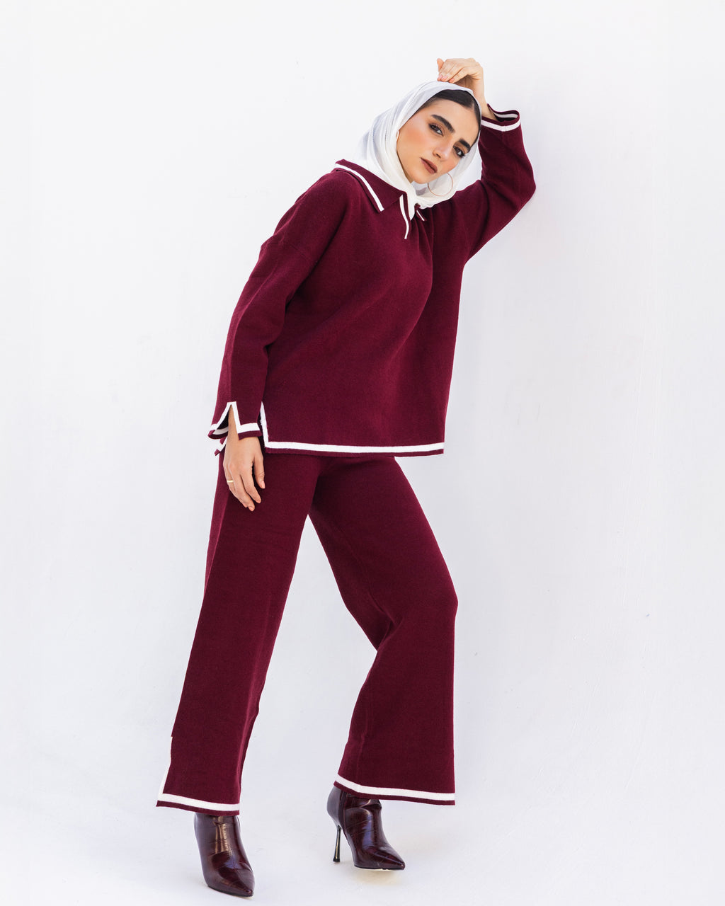 The Outline Set - Burgundy