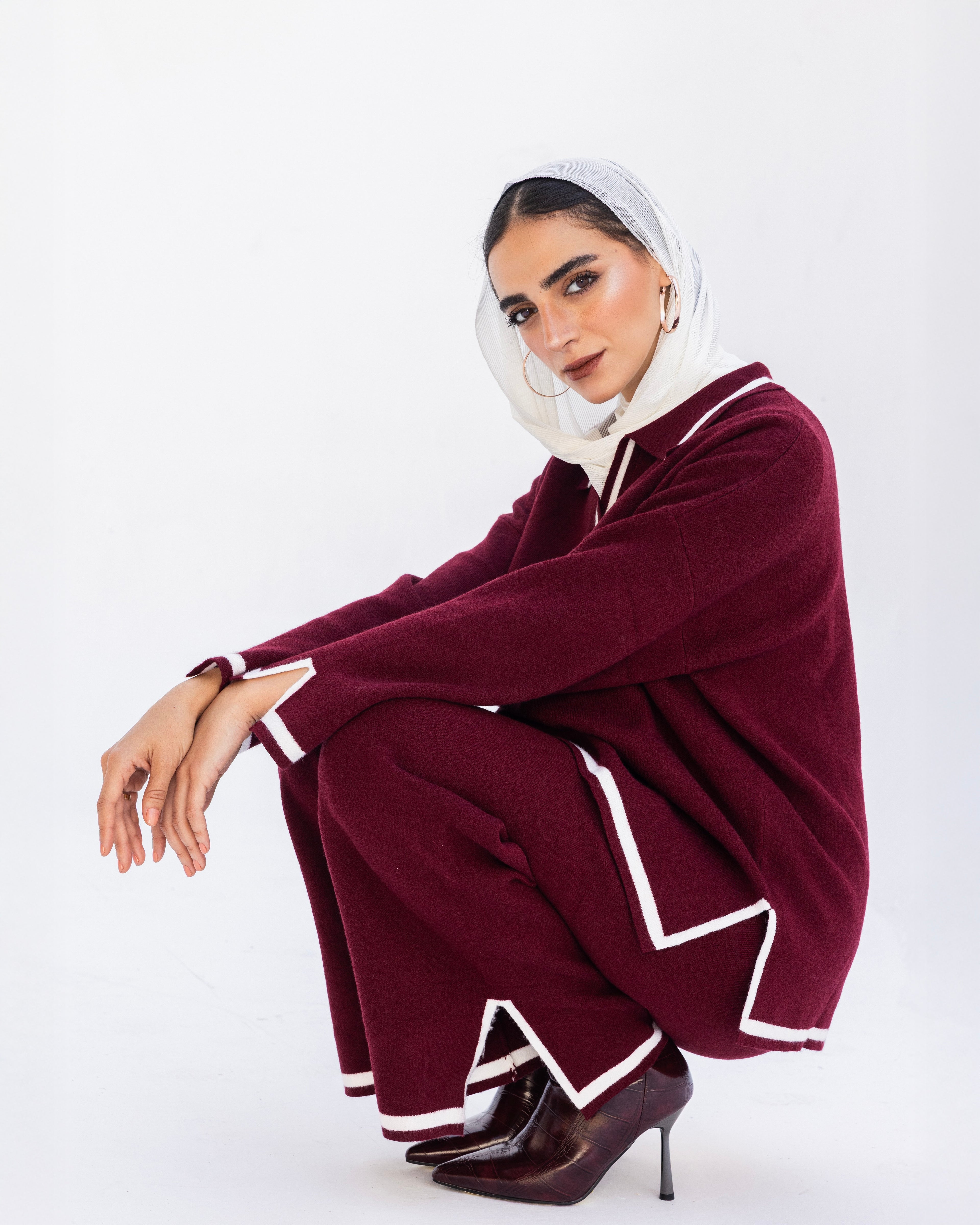 The Outline Set - Burgundy